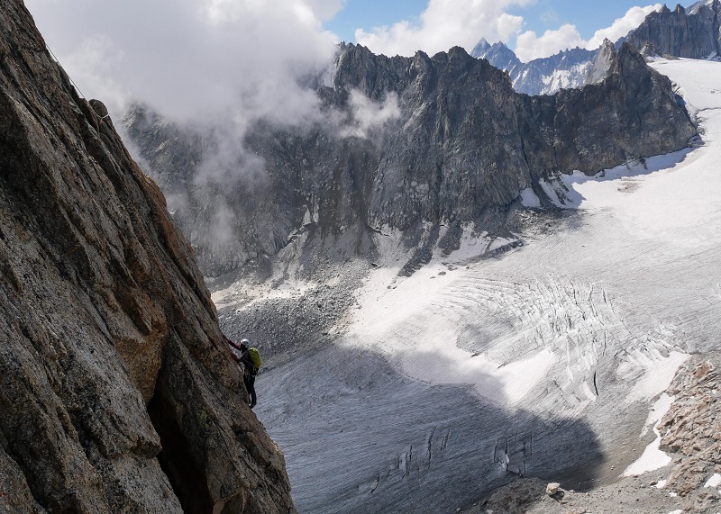 High above the Orny glacier