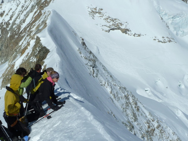 On the Arete du blanc