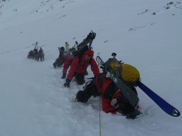 Climb to Plateau du Couloir