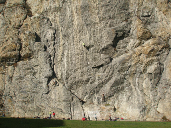 town centre crag in Sion