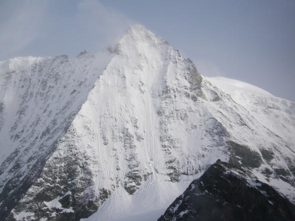 Mont Blanc de Cheilon in a rare sunny spell