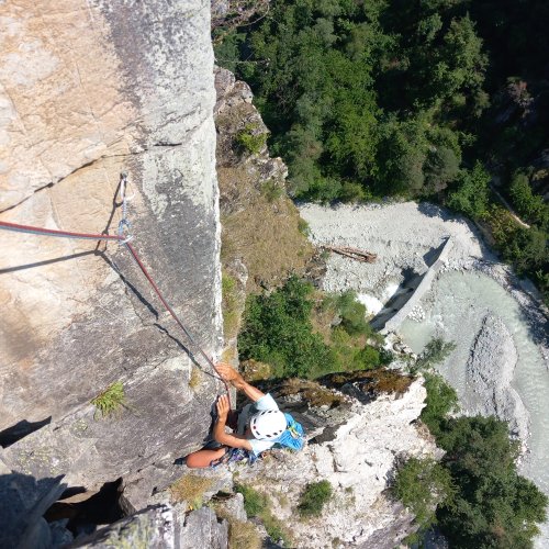 Arete Sud at Bramois.