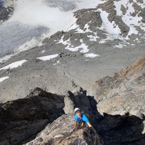 La Moquette on the Aiguille d'Orny