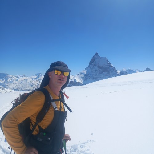About to ski to Zermatt